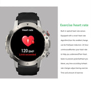 LEMFO ELF3 1.39 inch TFT Round Screen Outdoor Steel Strap Smart Watch Supports Blood Oxygen Monitoring(Black)