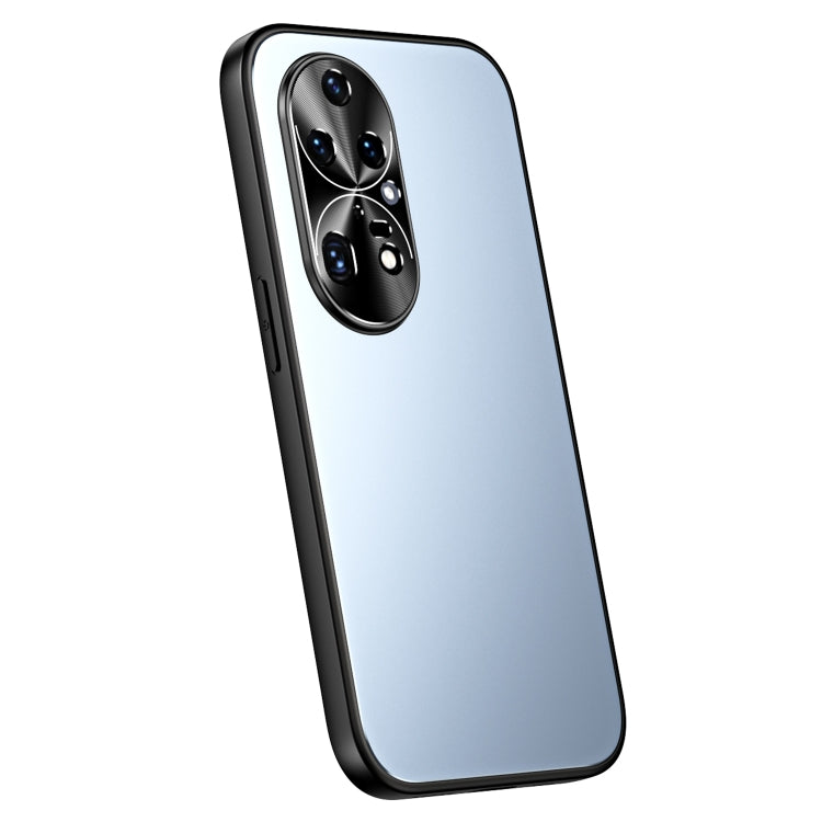 For Huawei P50 R-JUST RJ-61 Electroplating Frosted TPU + PC Phone Case(Blue) - free shipping - PMC TechLife - Order now!