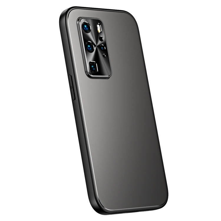 For Huawei P40 Pro R-JUST RJ-61 Electroplating Frosted TPU + PC Phone Case(Grey) - Huawei Cases by R-JUST | Online Shopping South Africa | PMC TechLife