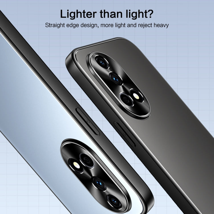 For Huawei nova 12 R-JUST RJ-61 Electroplating Frosted TPU + PC Phone Case(Silver)