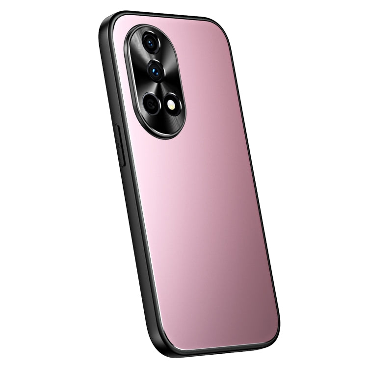 For Huawei nova 12 Pro R-JUST RJ-61 Electroplating Frosted TPU + PC Phone Case(Pink) - free shipping - PMC TechLife - Order now!