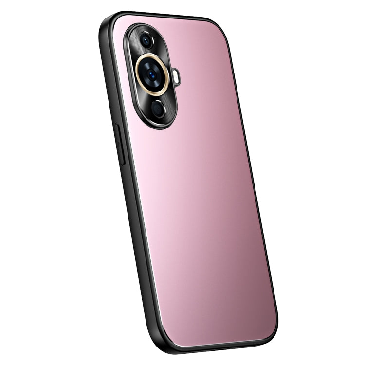 For Huawei nova 11 Pro R-JUST RJ-61 Electroplating Frosted TPU + PC Phone Case(Pink) - Huawei Cases by R-JUST | Online Shopping South Africa | PMC TechLife | Buy Now Pay Later Mobicred