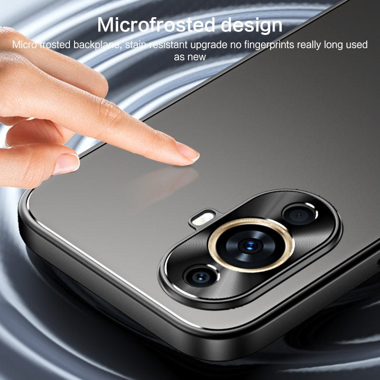 For Huawei nova 11 R-JUST RJ-61 Electroplating Frosted TPU + PC Phone Case(Grey) - Huawei Cases by R-JUST | Online Shopping South Africa | PMC TechLife | Buy Now Pay Later Mobicred