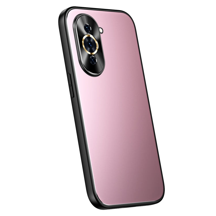 For Huawei nova 10 Pro R-JUST RJ-61 Electroplating Frosted TPU + PC Phone Case(Pink) - Huawei Cases by R-JUST | Online Shopping South Africa | PMC TechLife