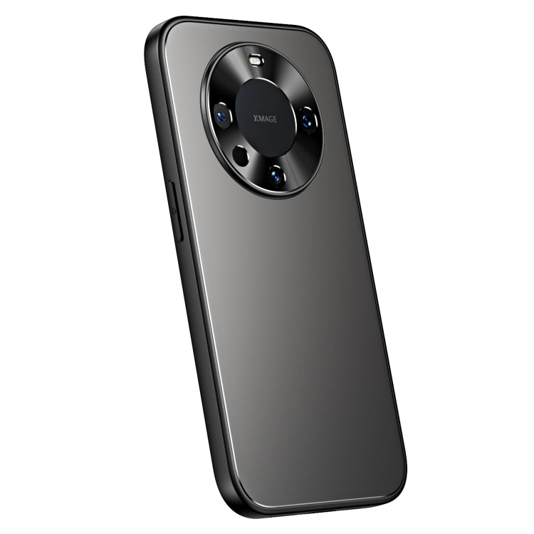 For Huawei Mate 60 Pro R-JUST RJ-61 Electroplating Frosted TPU + PC Phone Case(Grey) - Huawei Cases by R-JUST | Online Shopping South Africa | PMC TechLife | Buy Now Pay Later Mobicred