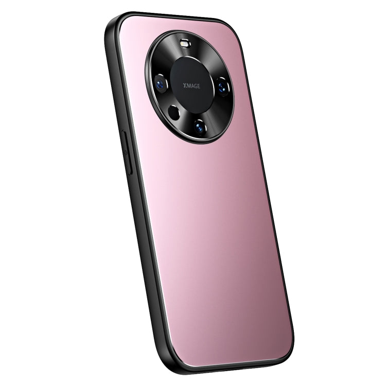 For Huawei Mate 60 Pro R-JUST RJ-61 Electroplating Frosted TPU + PC Phone Case(Pink) - Huawei Cases by R-JUST | Online Shopping South Africa | PMC TechLife | Buy Now Pay Later Mobicred