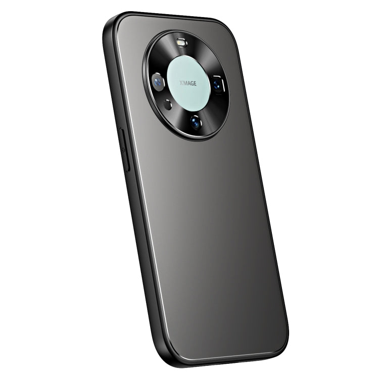 For Huawei Mate 60 R-JUST RJ-61 Electroplating Frosted TPU + PC Phone Case(Grey) - Huawei Cases by R-JUST | Online Shopping South Africa | PMC TechLife | Buy Now Pay Later Mobicred