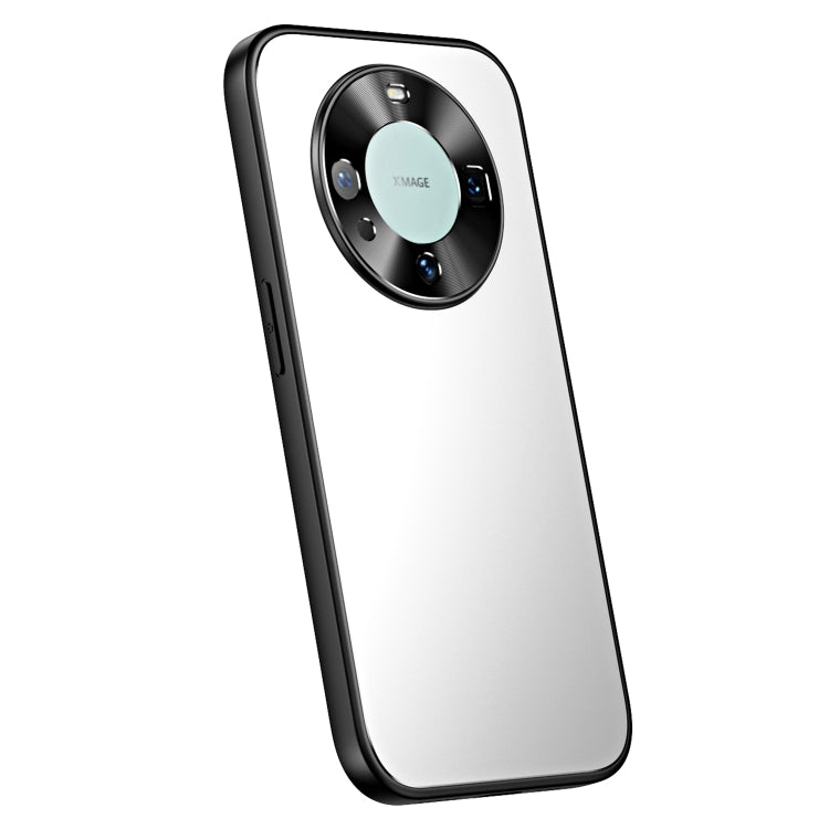 For Huawei Mate 60 R-JUST RJ-61 Electroplating Frosted TPU + PC Phone Case(Silver) - Huawei Cases by R-JUST | Online Shopping South Africa | PMC TechLife