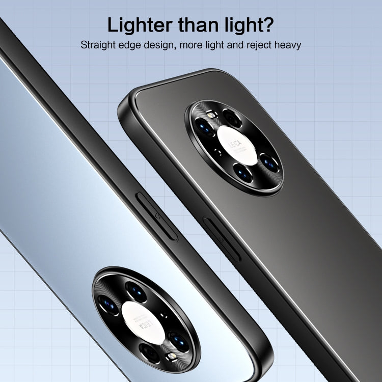 For Huawei Mate 40 R-JUST RJ-61 Electroplating Frosted TPU + PC Phone Case(Grey) - Huawei Cases by R-JUST | Online Shopping South Africa | PMC TechLife | Buy Now Pay Later Mobicred