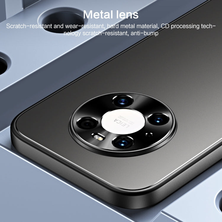 For Huawei Mate 40 R-JUST RJ-61 Electroplating Frosted TPU + PC Phone Case(Grey) - Huawei Cases by R-JUST | Online Shopping South Africa | PMC TechLife | Buy Now Pay Later Mobicred