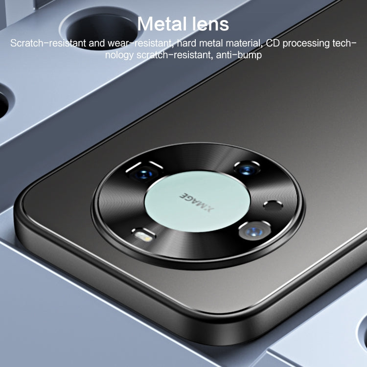 For Huawei Mate 60 R-JUST RJ-61 Electroplating Frosted TPU + PC Phone Case with Holder(Silver) - Huawei Cases by R-JUST | Online Shopping South Africa | PMC TechLife | Buy Now Pay Later Mobicred