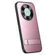 For Huawei Mate 60 R-JUST RJ-61 Electroplating Frosted TPU + PC Phone Case with Holder(Pink) - Huawei Cases by R-JUST | Online Shopping South Africa | PMC TechLife | Buy Now Pay Later Mobicred