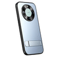 For Huawei Mate 60 R-JUST RJ-61 Electroplating Frosted TPU + PC Phone Case with Holder(Blue) - Huawei Cases by R-JUST | Online Shopping South Africa | PMC TechLife | Buy Now Pay Later Mobicred