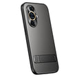 For Huawei nova 11 R-JUST RJ-61 Electroplating Frosted TPU + PC Phone Case with Holder(Grey) - Huawei Cases by R-JUST | Online Shopping South Africa | PMC TechLife | Buy Now Pay Later Mobicred