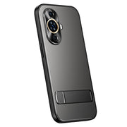 For Huawei nova 11 R-JUST RJ-61 Electroplating Frosted TPU + PC Phone Case with Holder(Grey)