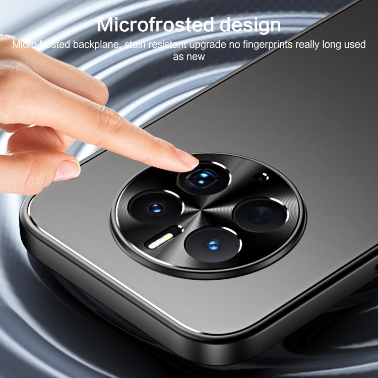 For Huawei Mate 50 R-JUST RJ-61 Electroplating Frosted TPU + PC Phone Case with Holder(Pink) - Huawei Cases by R-JUST | Online Shopping South Africa | PMC TechLife | Buy Now Pay Later Mobicred