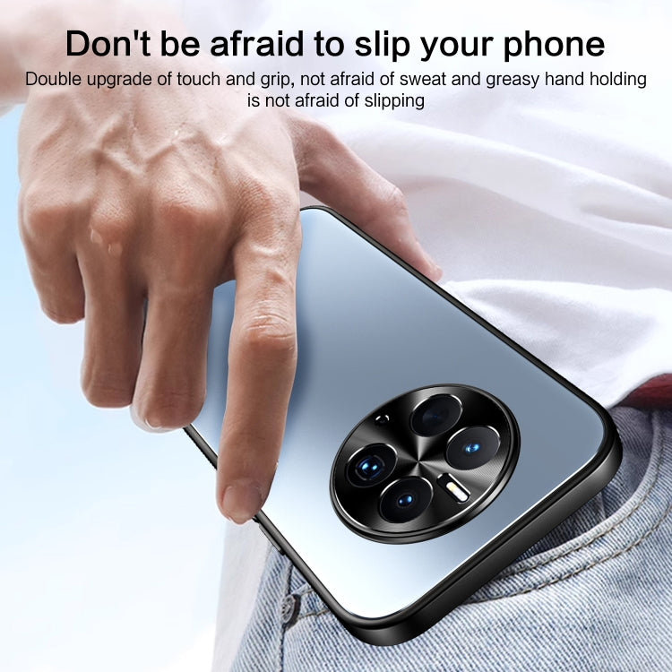 For Huawei Mate 50 R-JUST RJ-61 Electroplating Frosted TPU + PC Phone Case with Holder(Pink) - Huawei Cases by R-JUST | Online Shopping South Africa | PMC TechLife | Buy Now Pay Later Mobicred