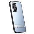 For Huawei P40 Pro R-JUST RJ-61 Electroplating Frosted TPU + PC Phone Case with Holder(Blue) - Huawei Cases by R-JUST | Online Shopping South Africa | PMC TechLife