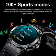 LEMFO K62 1.43 inch AMOLED Round Screen Smart Watch Supports Bluetooth Calls(Black)