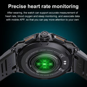 K62 1.43 inch AMOLED Round Screen Smart Watch Supports Bluetooth Calls(Silver Orange)