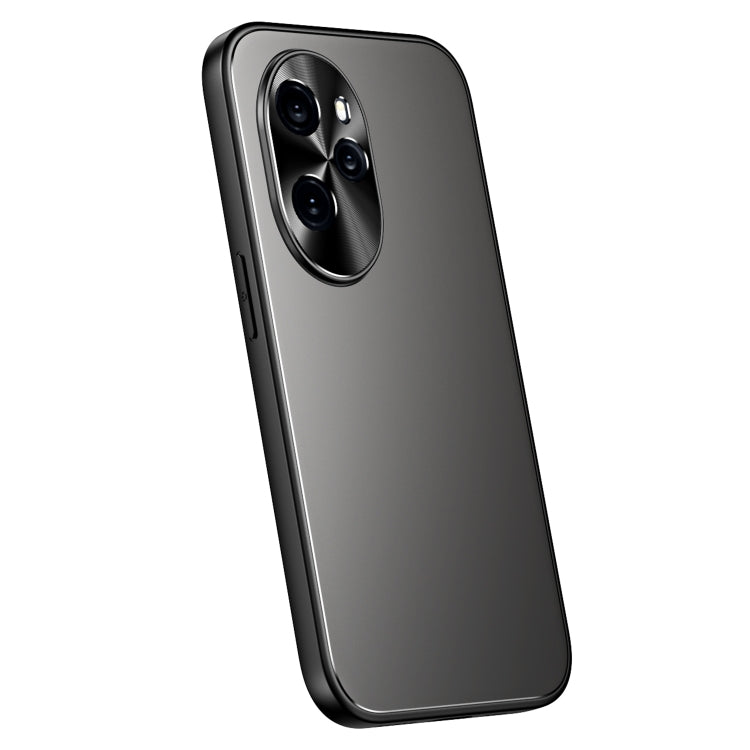 For Honor 100 Pro R-JUST RJ-61 Electroplating Frosted TPU + PC Phone Case(Grey) - Honor Cases by R-JUST | Online Shopping South Africa | PMC Jewellery | Buy Now Pay Later Mobicred