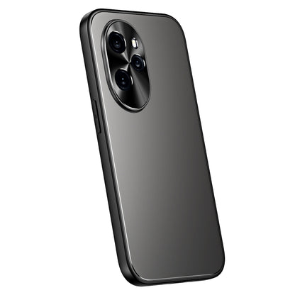 For Honor 100 Pro R-JUST RJ-61 Electroplating Frosted TPU + PC Phone Case(Grey) - Honor Cases by R-JUST | Online Shopping South Africa | PMC Jewellery | Buy Now Pay Later Mobicred