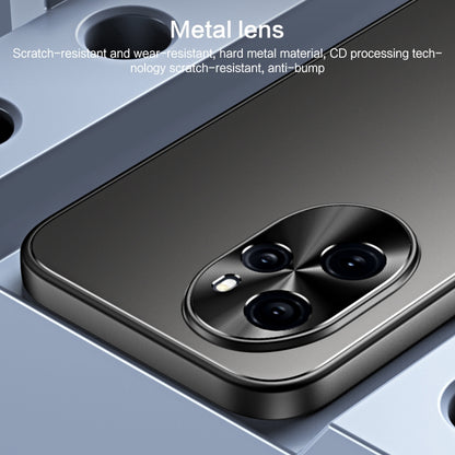 For Honor 100 Pro R-JUST RJ-61 Electroplating Frosted TPU + PC Phone Case(Grey) - Honor Cases by R-JUST | Online Shopping South Africa | PMC Jewellery | Buy Now Pay Later Mobicred