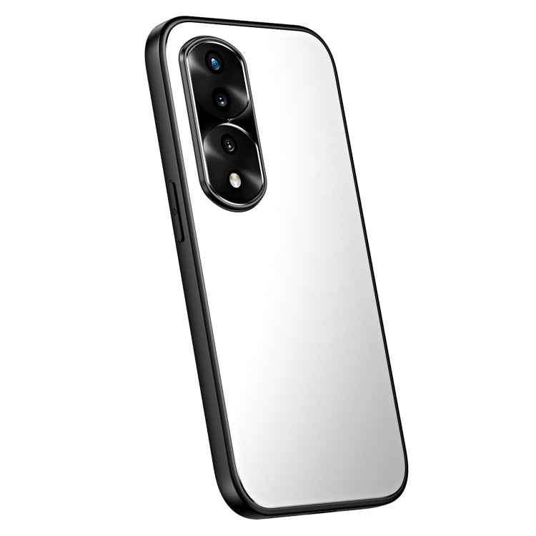 For Honor 70 R-JUST RJ-61 Electroplating Frosted TPU + PC Phone Case(Silver) - Honor Cases by R-JUST | Online Shopping South Africa | PMC TechLife