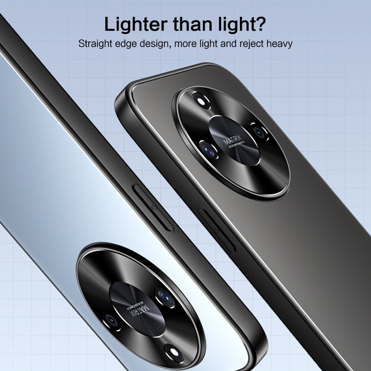 For Honor X50 R-JUST RJ-61 Electroplating Frosted TPU + PC Phone Case(Pink) - Honor Cases by R-JUST | Online Shopping South Africa | PMC TechLife