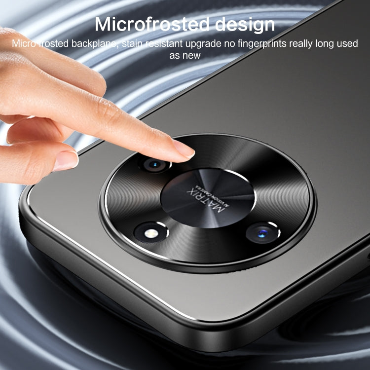 For Honor X50 R-JUST RJ-61 Electroplating Frosted TPU + PC Phone Case(Pink) - Honor Cases by R-JUST | Online Shopping South Africa | PMC TechLife