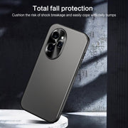 For Honor 100 R-JUST RJ-61 Electroplating Frosted TPU + PC Phone Case with Holder(Pink)