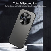 For Honor X50 R-JUST RJ-61 Electroplating Frosted TPU + PC Phone Case with Holder(Silver)