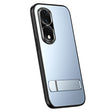 For Honor 80 Pro R-JUST RJ-61 Electroplating Frosted TPU + PC Phone Case with Holder(Blue) - Honor Cases by R-JUST | Online Shopping South Africa | PMC TechLife | Buy Now Pay Later Mobicred