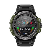 LOKMAT ATTACK 2 Pro 1.39 inch BT5.1 Smart Sport Watch, Support Bluetooth Call / Sleep / Heart Rate / Blood Pressure Health Monitor(Black Green)