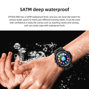 LOKMAT ATTACK Pro 1.39 inch BT5.1 Smart Sport Watch, Support Bluetooth Call / Sleep / Heart Rate / Blood Pressure Health Monitor(Silver Black)