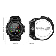 LOKMAT ATTACK Pro 1.32 inch BT5.1 Smart Sport Watch, Support Bluetooth Call / Sleep / Blood Oxygen / Heart Rate / Blood Pressure Health Monitor(Blue)