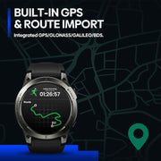 Zeblaze Stratos 3 Pro 1.43 inch AMOLED Screen Sports Smart Watch Support Bluetooth Call(Black)