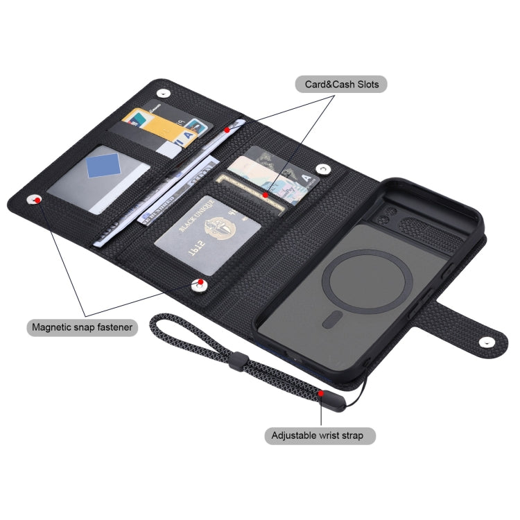 For Google Pixel 8 Pro ViLi GHA Series Shockproof MagSafe RFID Leather Attraction Horizontal Flip Phone Case(Black) - free shipping - PMC Jewellery - Order now!