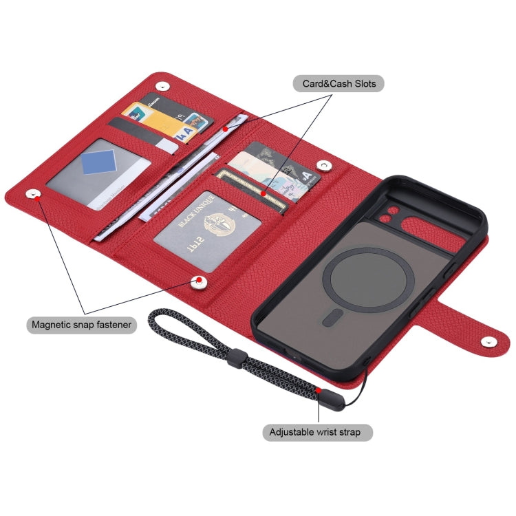 For Google Pixel 8 Pro ViLi GHA Series Shockproof MagSafe RFID Leather Attraction Horizontal Flip Phone Case(Red) - free shipping - PMC Jewellery - Order now!