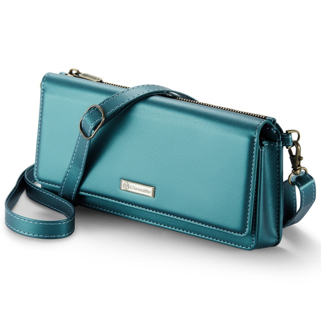 CaseMe Me30 Multi Functional Diagonal Cross Bag Phone Case(Green)