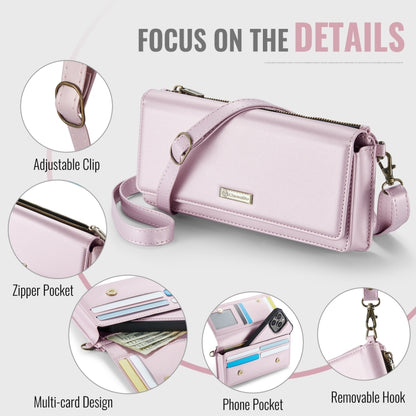 CaseMe Me30 Multi Functional Diagonal Cross Bag Phone Case(Pink) - free shipping - PMC Jewellery - Order now!