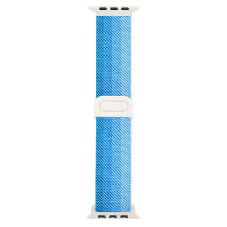 For Apple Watch Ultra 49mm Carbon Fiber Texture Snap Buckle Nylon Watch Band(Gradient Blue) - free shipping - PMC TechLife - Order now!