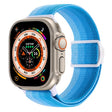 For Apple Watch Ultra 49mm Carbon Fiber Texture Snap Buckle Nylon Watch Band(Gradient Blue) - free shipping - PMC TechLife - Order now!