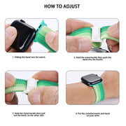 For Apple Watch Ultra 2 49mm Carbon Fiber Texture Snap Buckle Nylon Watch Band(Purple)