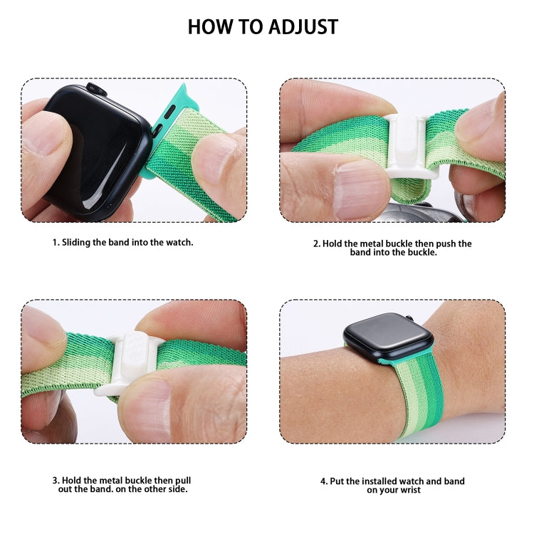 For Apple Watch Ultra 2 49mm Carbon Fiber Texture Snap Buckle Nylon Watch Band(Purple)