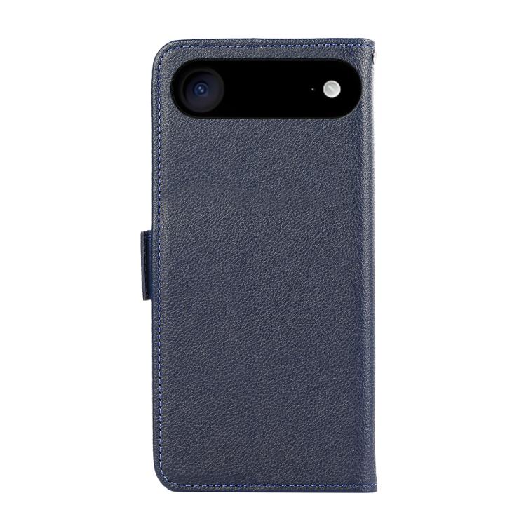 For iPhone 17 Air ABEEL Side-Magnetic Litchi Pattern Leather RFID Phone Case(Blue) - free shipping - PMc TechLife - Order now!