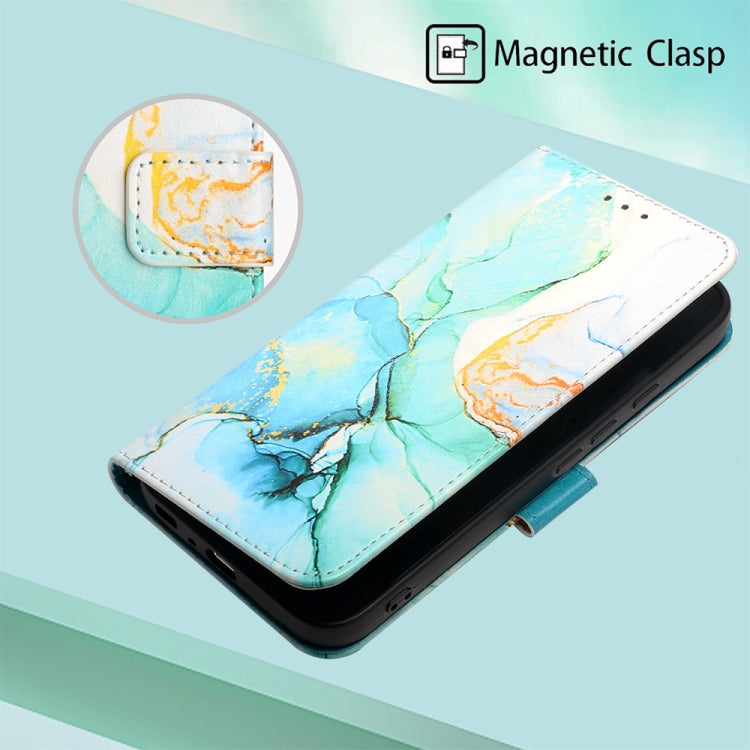 For Google Pixel 9 PT003 Marble Pattern Flip Leather Phone Case(Green) - Google Cases by PMC TechLife | Online Shopping South Africa | PMC TechLife | Buy Now Pay Later Mobicred