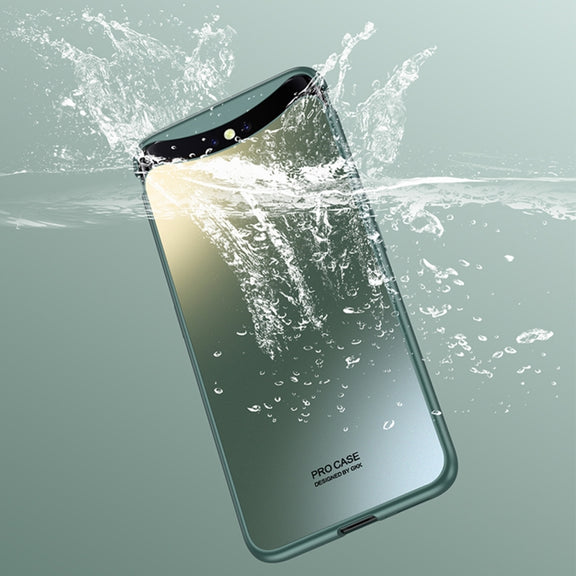 For OPPO Find X GKK AG Craft Skin Feel Magnetic Combination Full Coverage Phone Case(Purple)