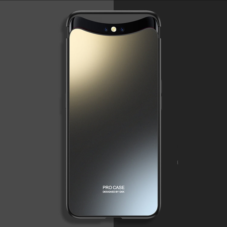 For OPPO Find X GKK AG Craft Skin Feel Magnetic Combination Full Coverage Phone Case(Black) - free shipping - PMC Jewellery - Order now!