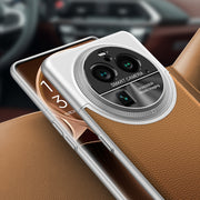 For OPPO Find X6 Pro GKK Mortise-Tenon Connection Contrast Color Leather Shockproof Phone Case(Carbon Fibre)